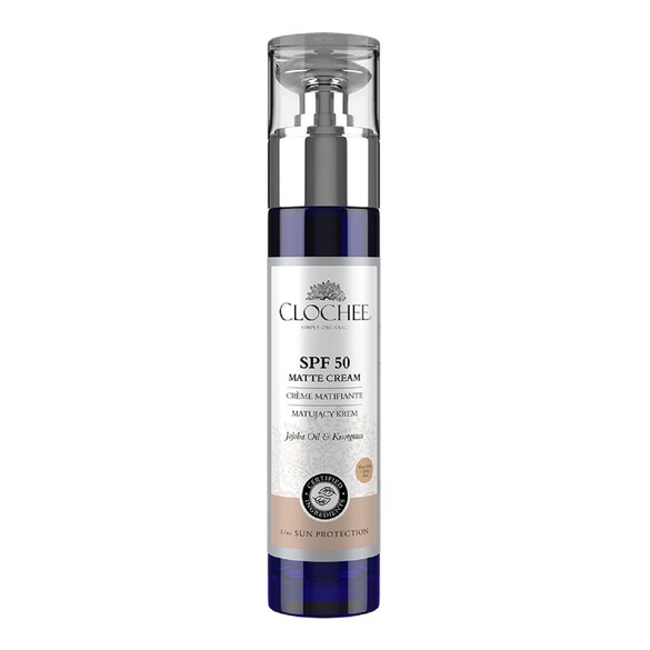SPF 50 Matte Cream - Matující krém s SPF 50, CLOCHEE