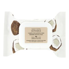 Plant Fiber Cleaning & Exfoliating Wipes - Čisticí a exfoliační ubrousky, SEPHORA COLLECTION
