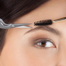 Brow Shaping Scissors & Brush - Ciseaux et brosse à sourcils