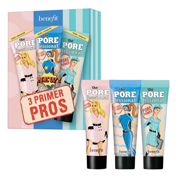 3 Primer Pros Set - Set tří primerů, BENEFIT COSMETICS