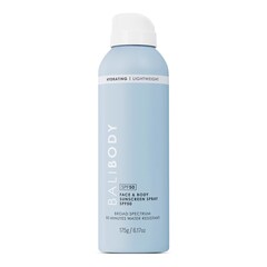 Suncare Aersol Sunscreen SPF 50+ – Sprej na obličej a tělo s SPF 50+, BALI BODY