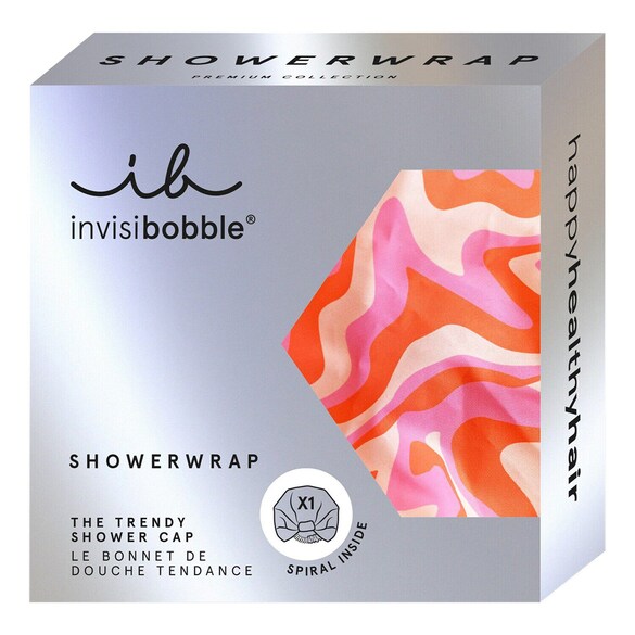 Bonnet de douche Premium – Peachy Bloom, INVISIBOBBLE