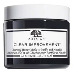 Clear Improvement Charcoal Honey Mask - Pleťová maska, ORIGINS