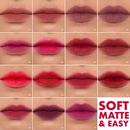 Soft Matte & Easy - Matná rtěnka