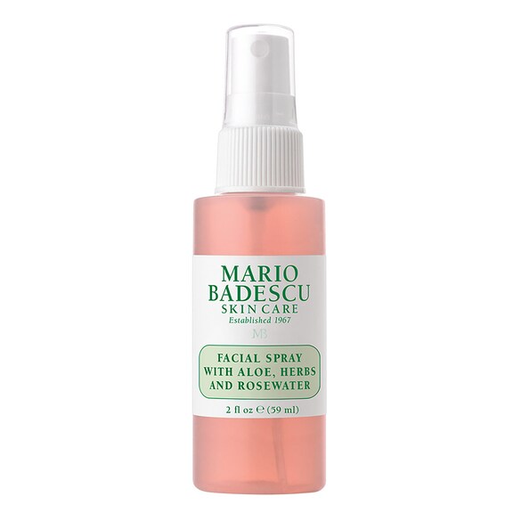 Mini Spray with Aloe Vera and Rosewater - Mlha na obličej, MARIO BADESCU