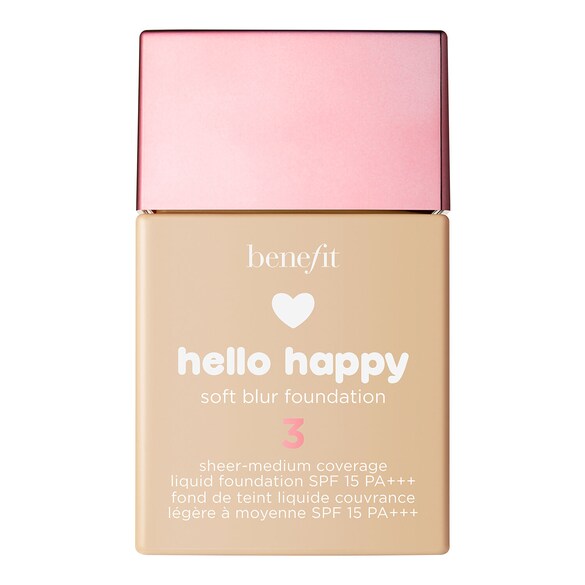 Hello Happy Soft Blur Foundation - Tekutý make-up, BENEFIT COSMETICS