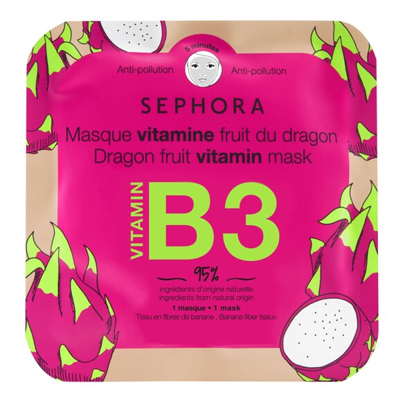 Banana Fiber Vitamin Mask - Vitaminová maska, SEPHORA COLLECTION