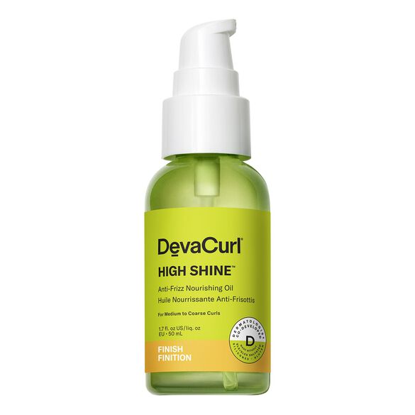 DevaCurl High Shine Nourishing Oil – Pflegendes Glanzöl, 1,7 Oz (50 Ml), Für Locken & Welliges Haar