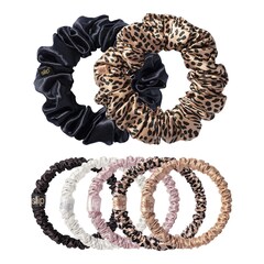 Scrunchies Pixie Silk Set - Dárková sada na vlasy, SLIP