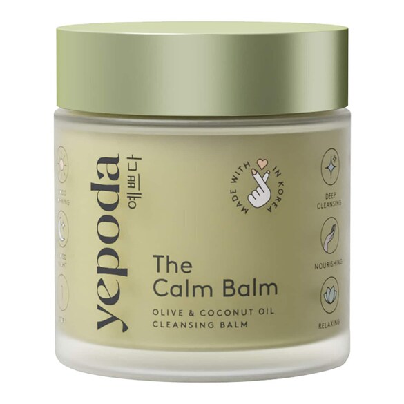 The Calm Balm – Jemný čisticí a odličovací balzám s olivovým a kokosovým olejem, YEPODA