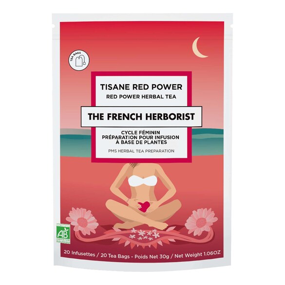 Red Power Herbal Cream - Bylinný čaj, THE FRENCH HERBORIST