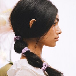 Pure Silk Skinny Scrunchies – 4 gumičky