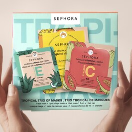 Tropical Trio of Masks - Sady pro péči o obličej, oči a vlasy
