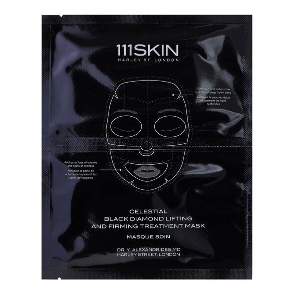 Celestial Black Diamond Mask - Liftingová a zpevňující pleťová maska, 111SKIN
