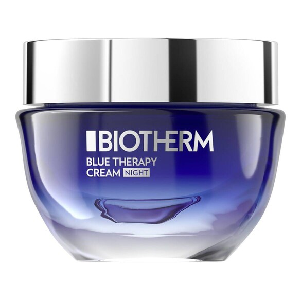 Blue Therapy Night - Noční protivráskový krém pro všechny typy pleti, BIOTHERM
