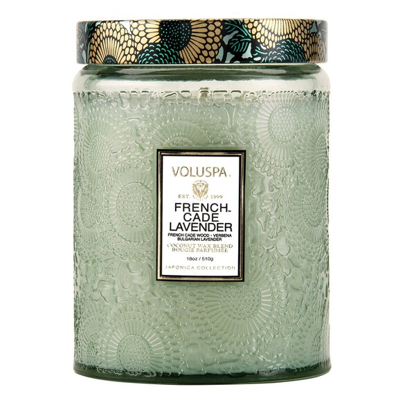 Japonica French Cade Lavender Large Jar Candle - Svíčka, VOLUSPA