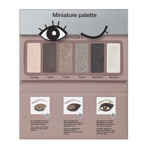 MINIPALETKA Nougat - Paletka 6 očních stínů, SEPHORA COLLECTION