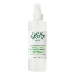 BACK & BODY CLARIFYING SPRAY WITH NIACINAMIDE AND B VITAMINS – ČISTÍ A VYVAŽUJE, MARIO BADESCU