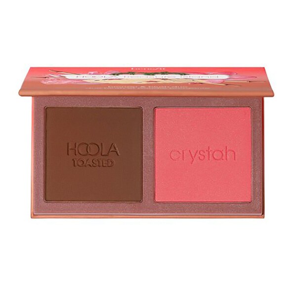 Hoola & WANDERful World Face Palette - Paletka bronzeru & tvářenky, BENEFIT COSMETICS