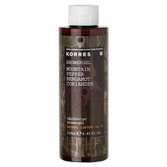 Korres Mountain Pepper - Pánský sprchový gel s horským pepřem, KORRES