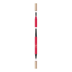 Brow Trio – Pero na obočí s trojím hrotem – linky, tužka a kartáček, VALENTINO