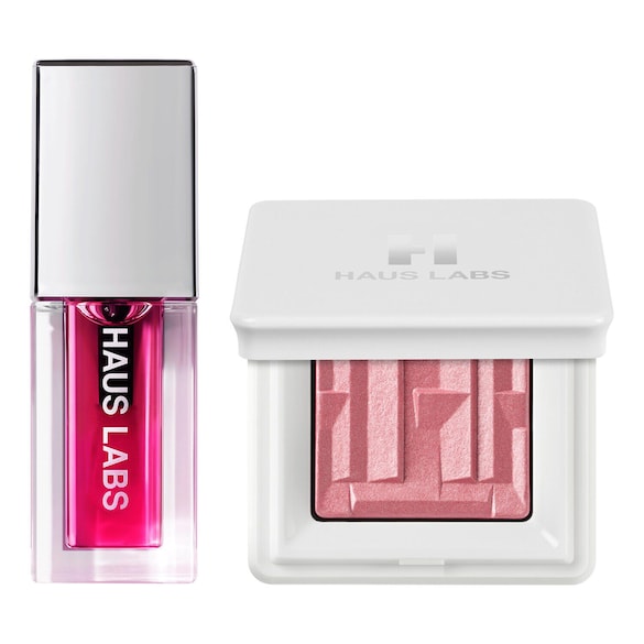 Mini Lip Oil + Highlighter Duo – Sada pro líčení rtů a tváří, HAUS LABS BY LADY GAGA