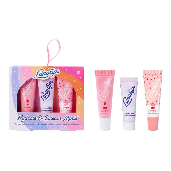 Lanolips Hydrate & Dream Minis – Sada mini balzámů na rty, LANOLIPS