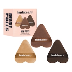 Mini Puffs Powder Puff Trio – Trio Mini Powder Puffs, HUDA BEAUTY
