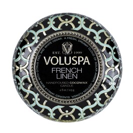 Maison Noir French Linen Mini Tin Candle – Svíčka
