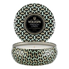 Maison Noir French Linen 3 Wick Tin Candle - Svíčka, VOLUSPA