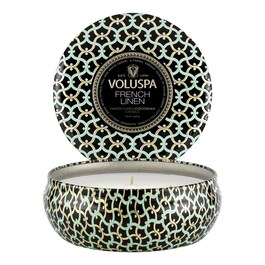 Maison Noir French Linen 3 Wick Tin Candle - Svíčka