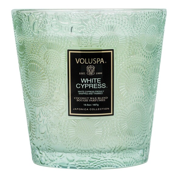 Japonica White Cypress 2 Wick Candle - Svíčka, VOLUSPA
