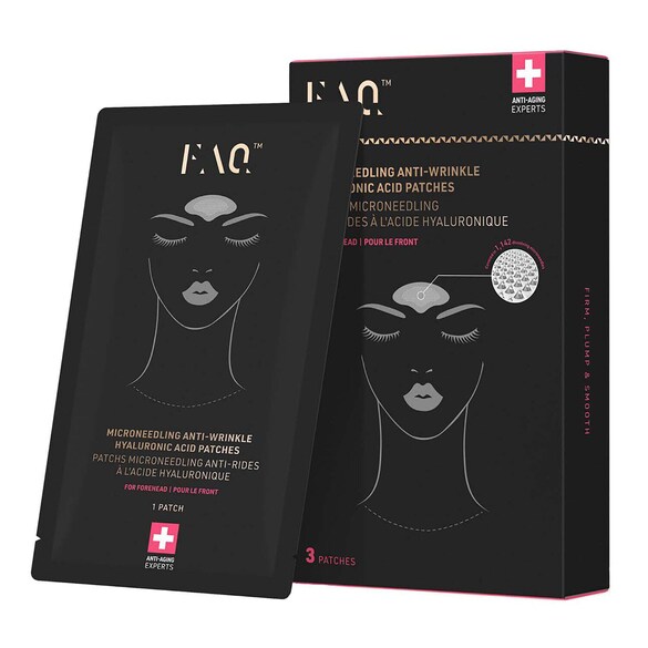 FAQ™ Mikrojehličkové náplasti na čelo proti vráskám s kyselinou hyaluronovou, FOREO