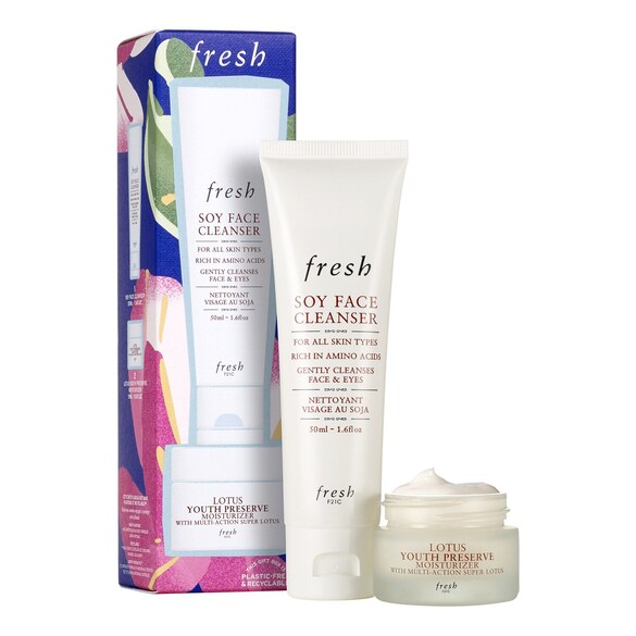 Cleanse & Moisture Duo - Dárková sada péče o obličej, FRESH