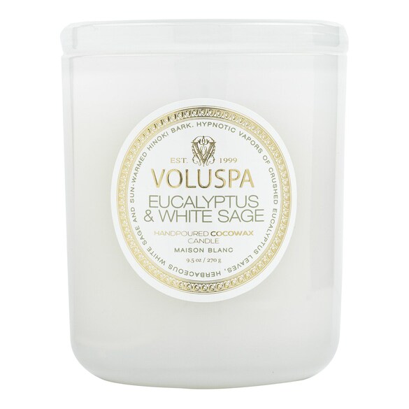 Maison Blanc Eucalyptus & White Sage Classic Candle - Svíčka, VOLUSPA