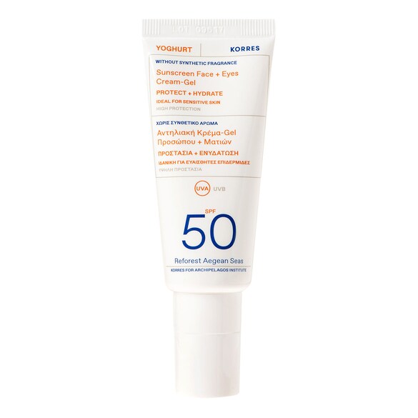 YOGHURT Cream - Krém na obličej a oční okolí SPF50, KORRES