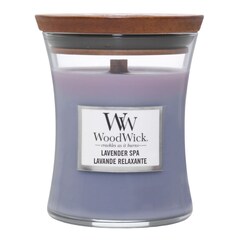 Vonná svíčka střední Lavender Spa, WOOD WICK