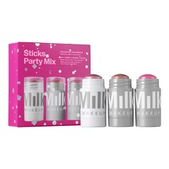 Sticks Party Mix – Krémové trio tvářenek a rozjasňovače, MILK MAKEUP