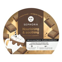 Uklidňující vyživující maska na obličej – vůně horké čokolády, SEPHORA COLLECTION