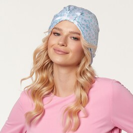 Satin Bonnet Pink - Saténová čepice