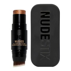 Nudies All Over Face Color Bronze + Glow - Bronzující + Rozjasňující tyčinka, NUDESTIX