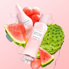 Watermelon Glow – Rozjasňující melounové tonikum pro stahování pórů s PHA + BHA