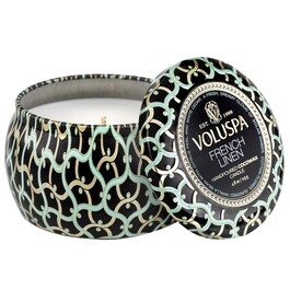 Maison Noir French Linen Mini Tin Candle – Svíčka