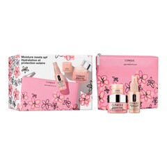 MOISTURE MEETS SPF - set 3 produktů péče o pleť, CLINIQUE