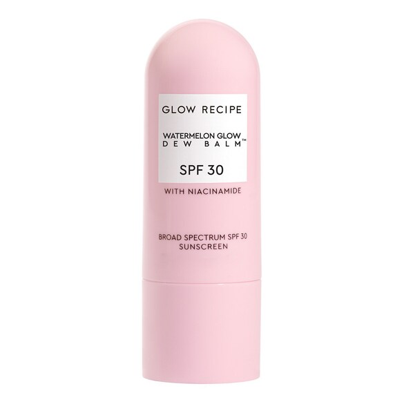 Watermelon Glow Niacinamide Dew Balm Sunscreen Stick – SPF 30, GLOW RECIPE