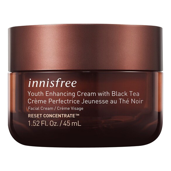 Youth Enhancing Cream with Black Tea - Omlazující krém, INNISFREE