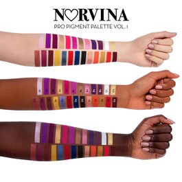 Norvina Pro Pigment Palette Vol. 1 - Paletka očních stínů