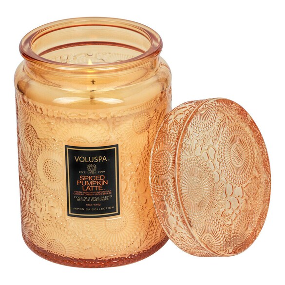 Japonica Spiced Pumpkin Latte Large Jar Candle - Svíčka, VOLUSPA