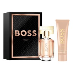 Boss The Scent - Dárková sada pro ni -parfémovaná voda & tělové mléko, HUGO BOSS