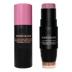 Nudies Bloom All-Over Dewy Color - Tyčinka na oči, tváře a rty, NUDESTIX